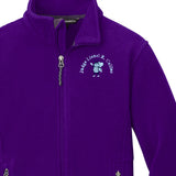 Judge Lionel R. Collins PreK-Kindergarten Purple Fleece Jacket