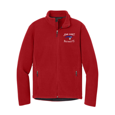 John Ehret 12th Grade Red Fleece Jacket - Logo Express Uniforms - School Uniforms