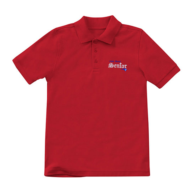John Ehret 12th Grade Red Polo - Logo Express Uniforms - School Uniforms