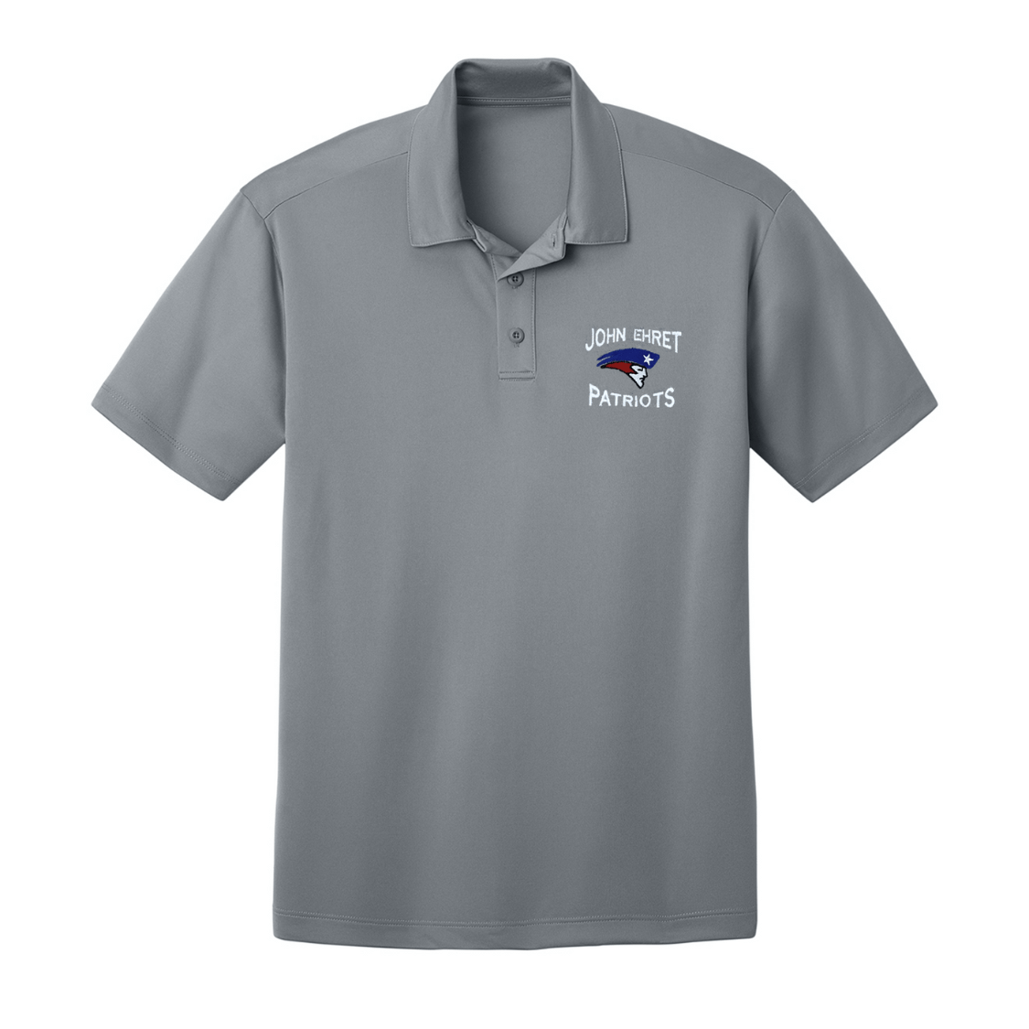 John Ehret 9th Grade Grey Polo - Logo Express Uniforms - School Uniforms