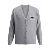 John Ehret Grey Cardigan V - Neck - Logo Express Uniforms - School Uniforms