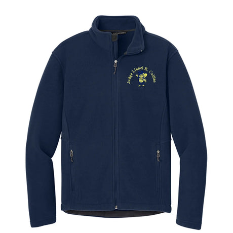 Judge Lionel R. Collins Navy Fleece Jacket - Logo Express Uniforms - School Uniforms