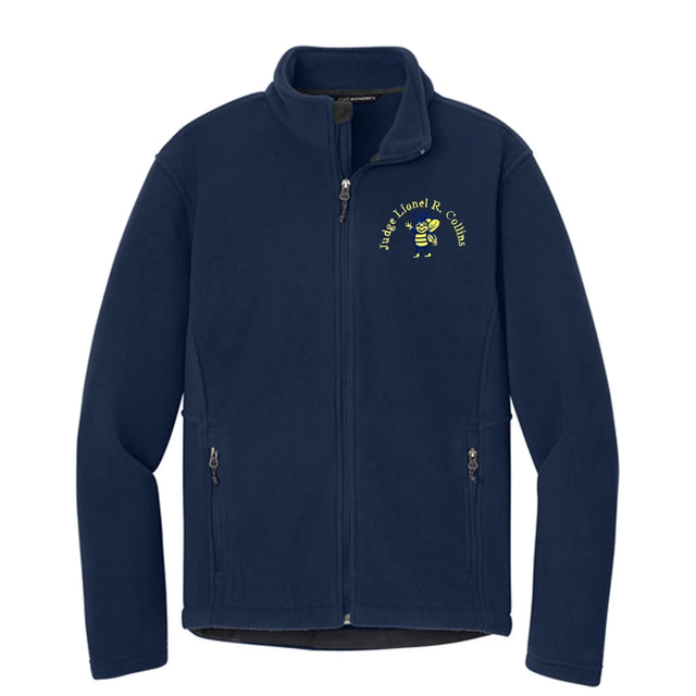 Judge Lionel R. Collins Navy Fleece Jacket - Logo Express Uniforms - School Uniforms