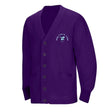 Judge Lionel R. Collins PreK-Kindergarten Purple Cardigan - Logo Express Uniforms - School Uniforms