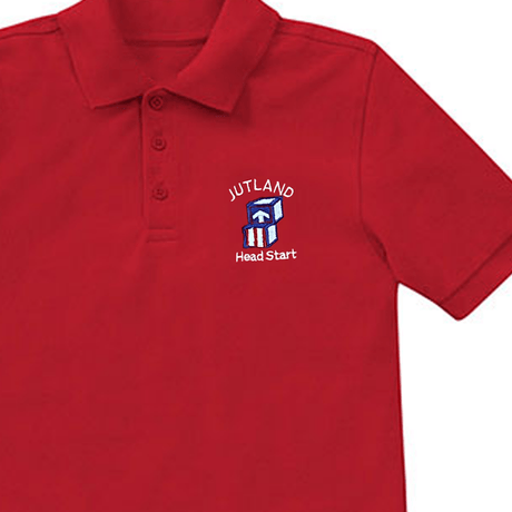 Jutland Headstart Red Polo - Logo Express Uniforms - School Uniforms