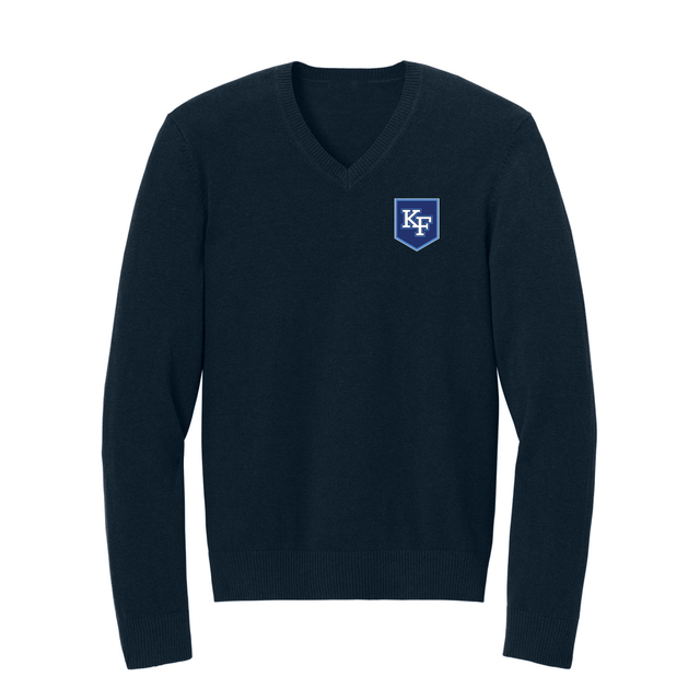 Keho France Schools V - Neck Sweater Navy Blue - Logo Express Uniforms - School Uniforms