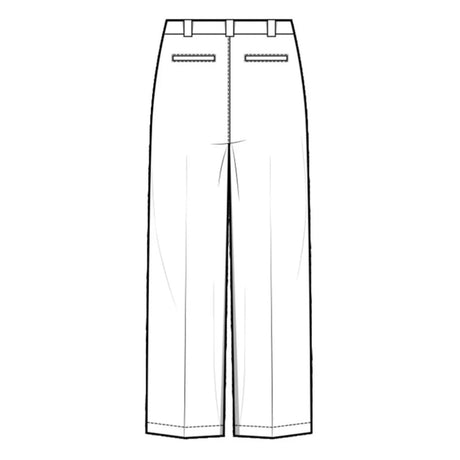 Kehoe France Pleated Pants Blue Twill for Girls - Logo Express Uniforms - School Uniforms