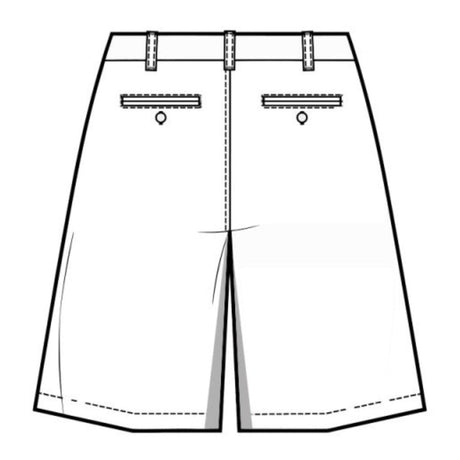 Kehoe France Pleated Shorts Light Blue Twill for Girls - Logo Express Uniforms - School Uniforms