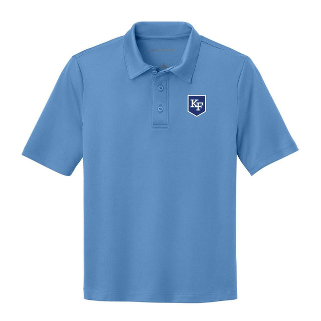 Kehoe France Polyester Polo Light Blue for Boys - Logo Express Uniforms - School Uniforms
