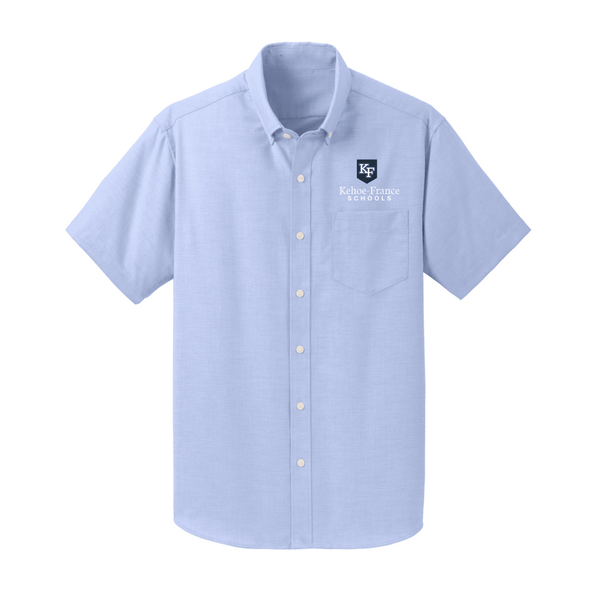 Kehoe France Schools Oxford Shirt Oxford Blue - Logo Express Uniforms - School Uniforms