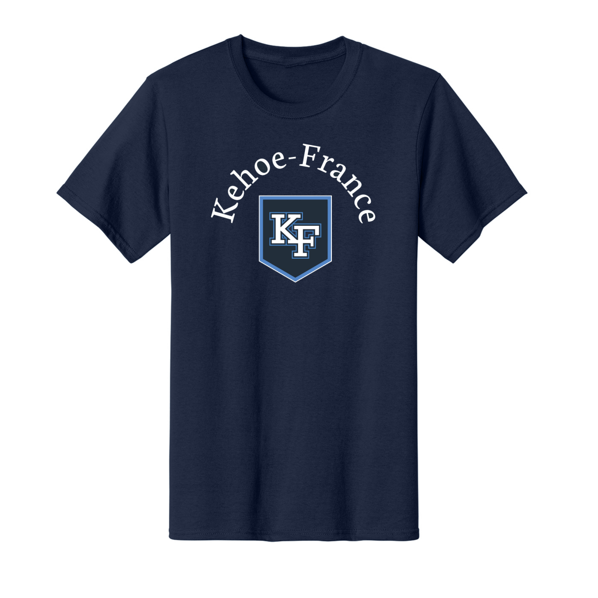 Kehoe France Schools PE Tee Shirt Cotton Navy Blue - Logo Express Uniforms - School Uniforms