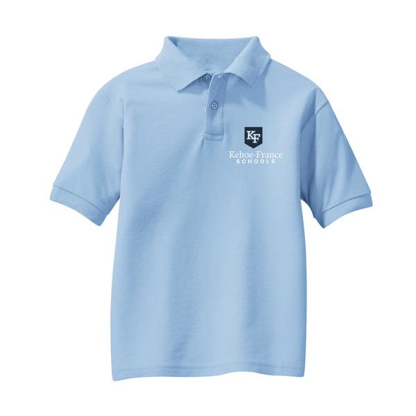 Kehoe France Schools Polo Shirt Light Blue - Logo Express Uniforms - School Uniforms