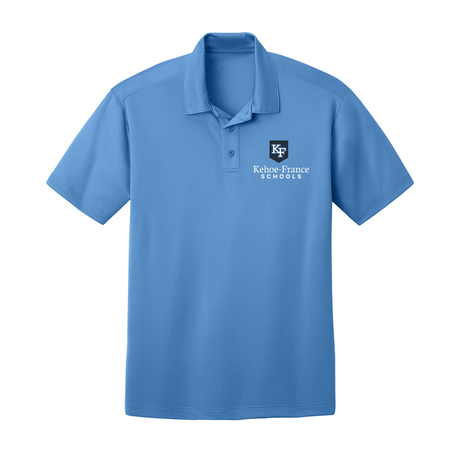 Kehoe France Schools Polyester Polo Light Blue - Logo Express Uniforms - School Uniforms