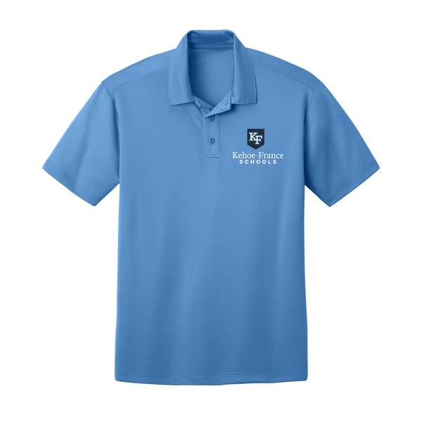 Kehoe France Schools Polyester Polo Light Blue - Logo Express Uniforms - School Uniforms