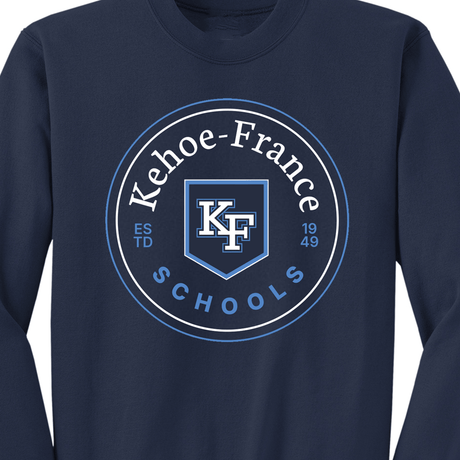 Kehoe France Schools Sweatshirt V1 Navy Blue - Logo Express Uniforms - School Uniforms