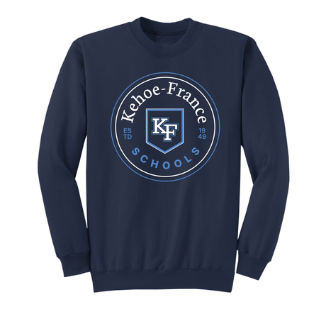 Kehoe France Schools Sweatshirt V1 Navy Blue - Logo Express Uniforms - School Uniforms