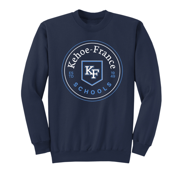 Kehoe France Schools Sweatshirt V1 Navy Blue - Logo Express Uniforms - School Uniforms
