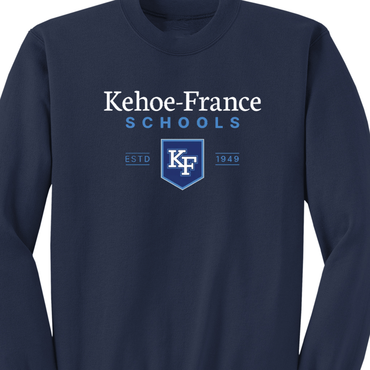 Kehoe France Schools Sweatshirt V2 Navy Blue - Logo Express Uniforms - School Uniforms