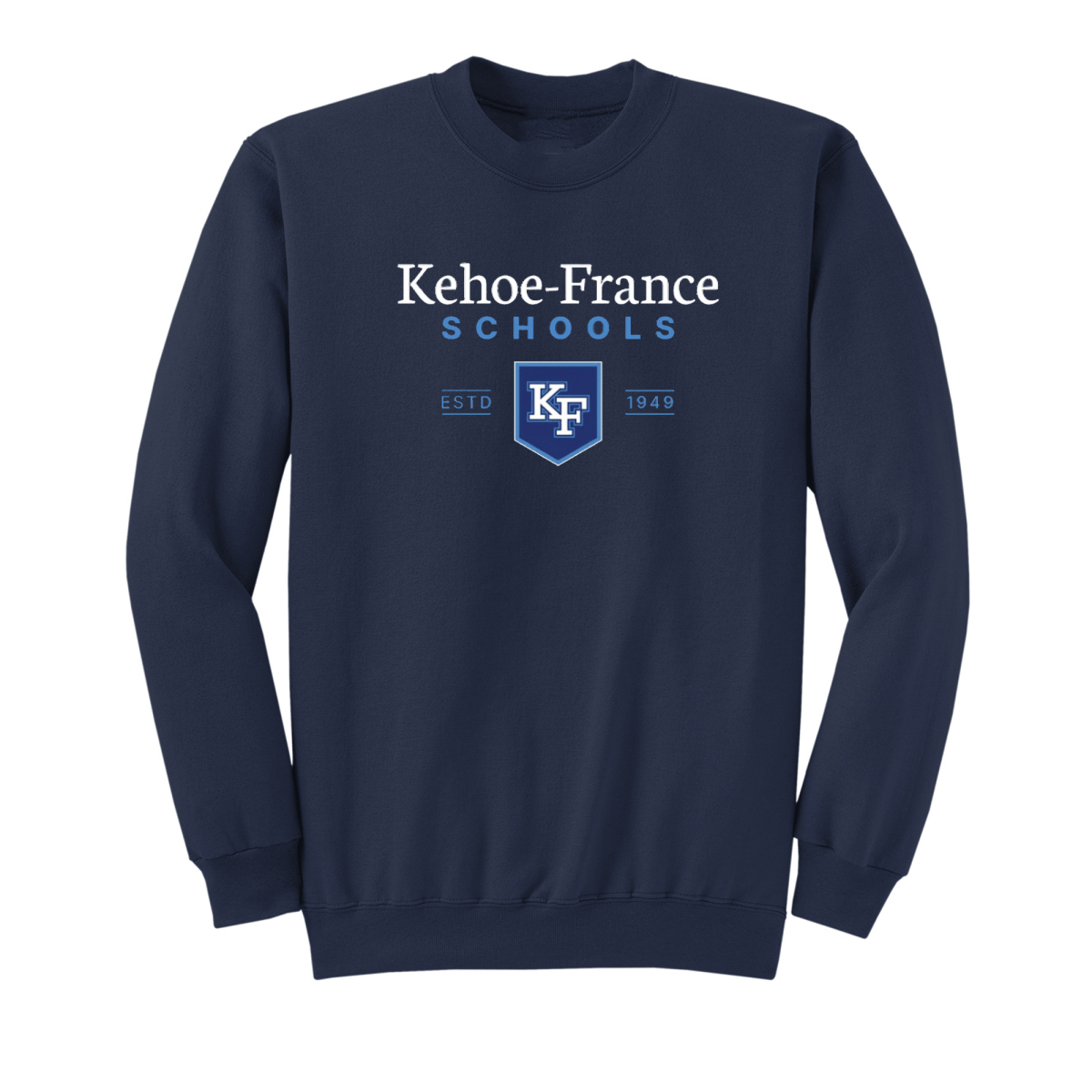 Kehoe France Schools Sweatshirt V2 Navy Blue - Logo Express Uniforms - School Uniforms