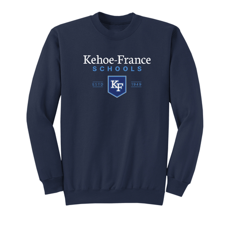 Kehoe France Schools Sweatshirt V2 Navy Blue - Logo Express Uniforms - School Uniforms