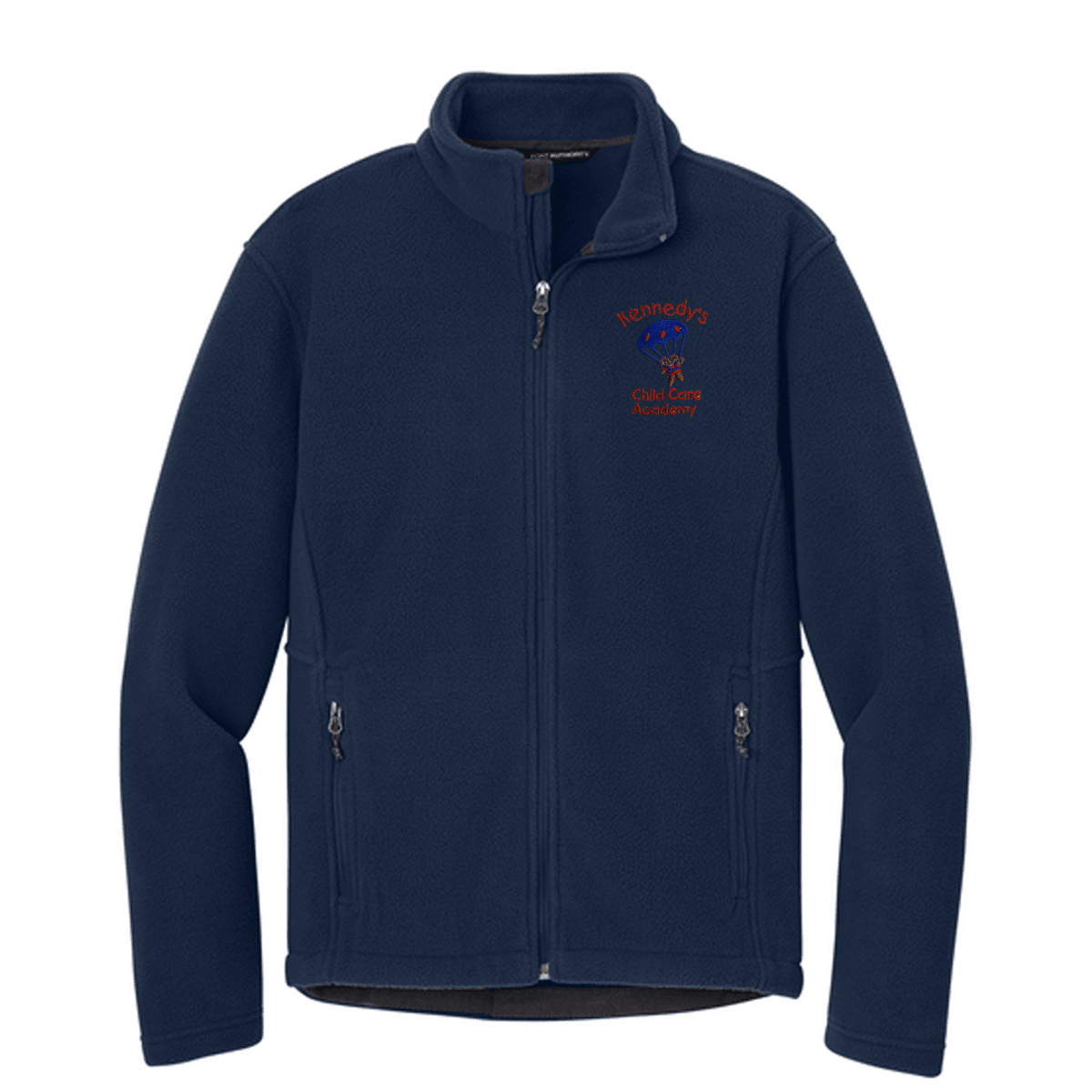 Kennedy Childcare Academy Navy Fleece Jacket - Logo Express Uniforms - School Uniforms
