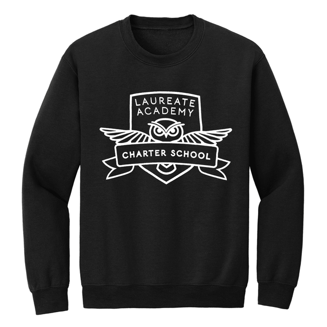 Laureate Charter 6th-8th / Black Sweatshirt - Logo Express Uniforms - School Uniforms
