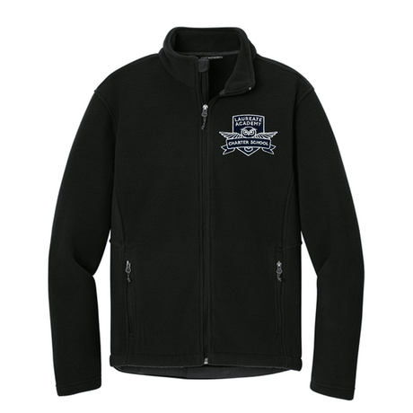 Laureate Charter 6th-8th Grade Black Fleece Jacket - Logo Express Uniforms - School Uniforms