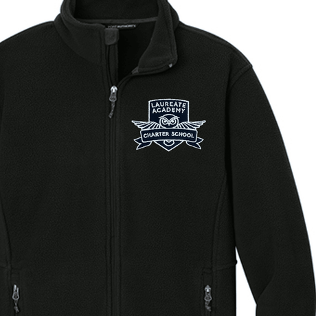 Laureate Charter 6th-8th Grade Black Fleece Jacket - Logo Express Uniforms - School Uniforms