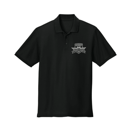 Laureate Charter 6th - 8th Grade Black Polo - Logo Express Uniforms - School Uniforms