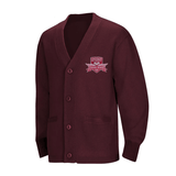 Laureate Charter Kinder 5th Grade Cardigan Marron - Logo Express Uniforms - School Uniforms