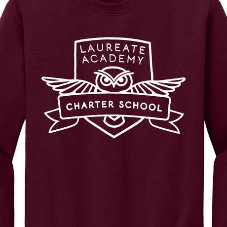 Laureate Charter Kinder-5th Grade / Sweatshirt-Marron - Logo Express Uniforms - School Uniforms