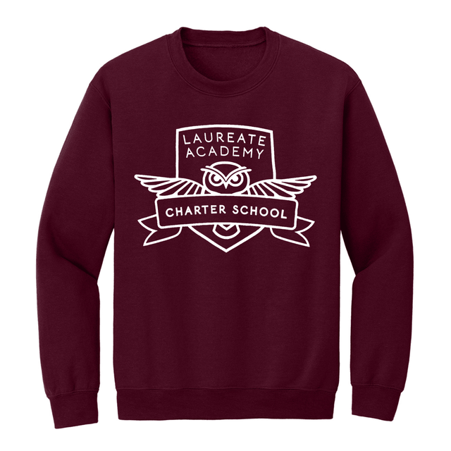Laureate Charter Kinder-5th Grade / Sweatshirt-Marron - Logo Express Uniforms - School Uniforms