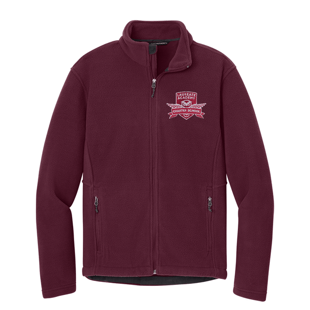 Laureate Charter Kindergarten-5th Grade Fleece Jacket Marron - Logo Express Uniforms - School Uniforms