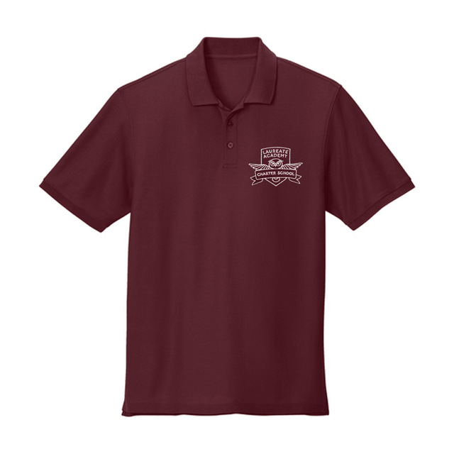 Laureate Charter Kindergarten - 5th Grade Maroon Polo - Logo Express Uniforms - School Uniforms