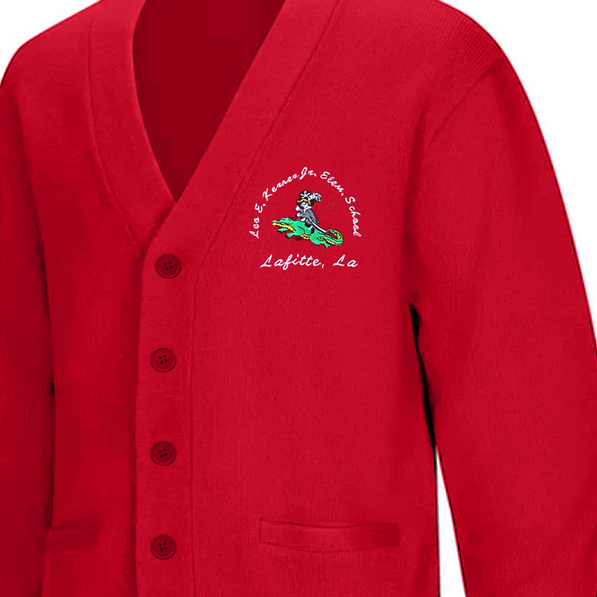 Leo Kerner Red Cardigan