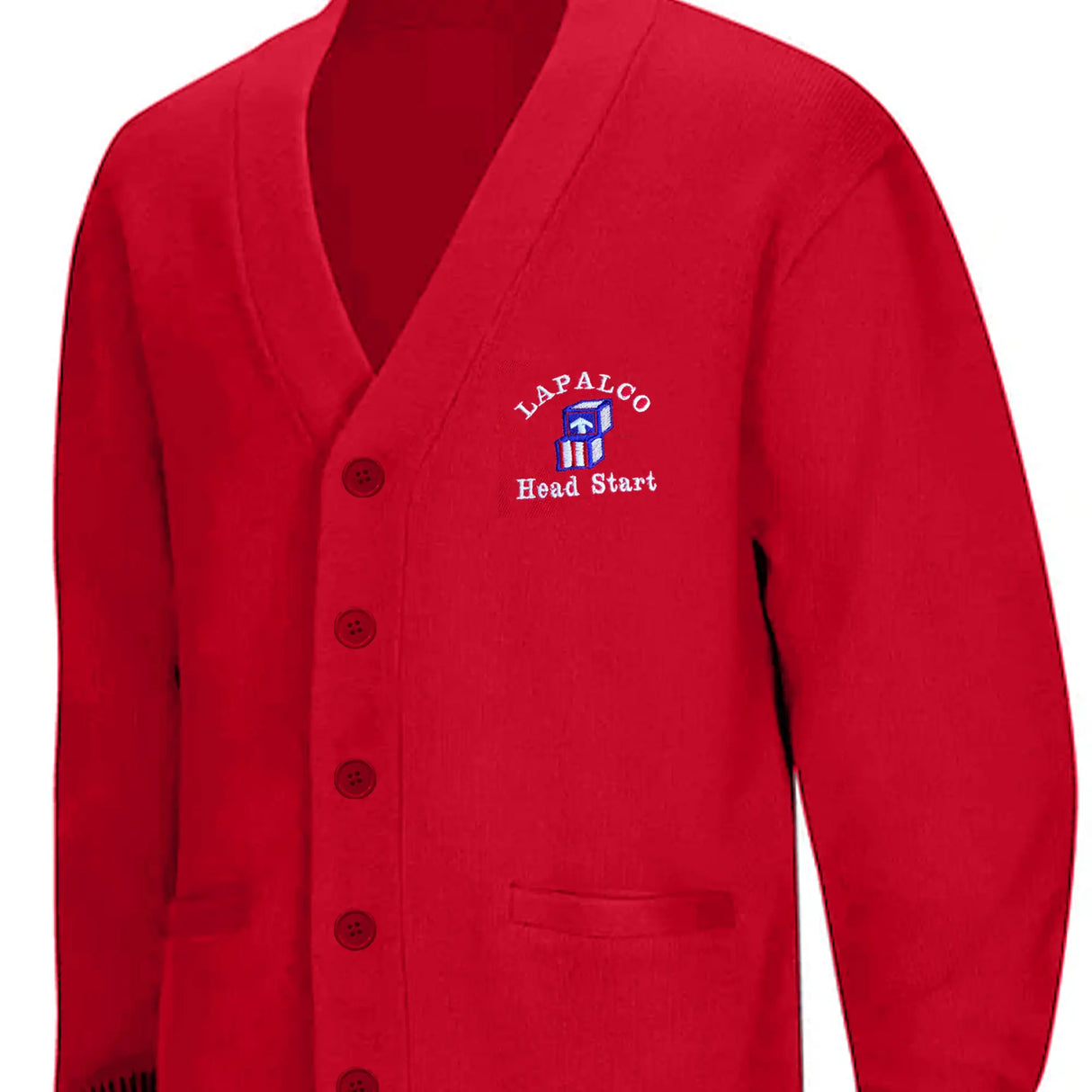 Lapalco Head Start Center Red Cardigan
