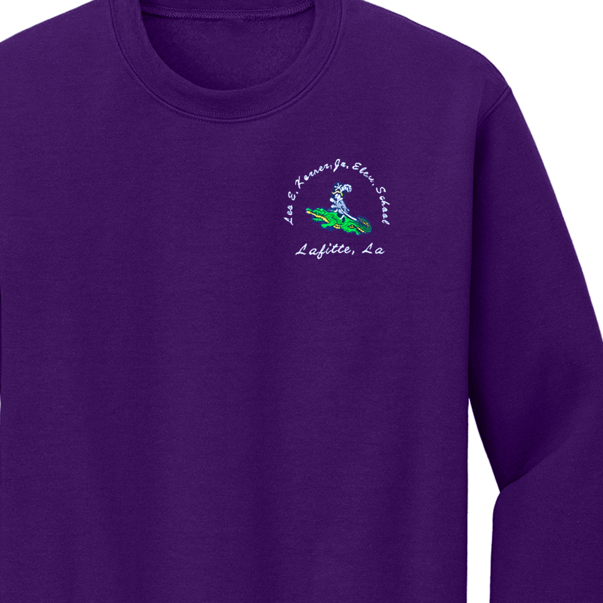 Leo Kerner Pre 4-Kindergarten Purple Sweatshirt - Logo Express Uniforms - School Uniforms