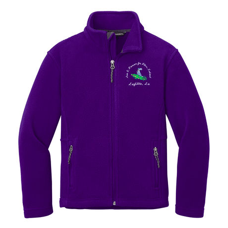 Leo Kerner Prek-Kindergarten Purple Fleece Jacket - Logo Express Uniforms - School Uniforms