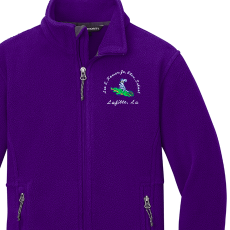 Leo Kerner Prek-Kindergarten Purple Fleece Jacket - Logo Express Uniforms - School Uniforms
