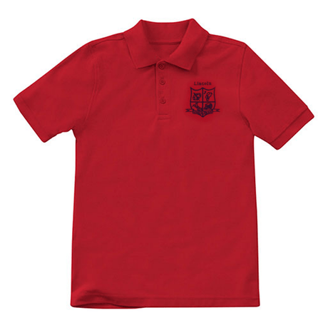 Lincoln 1st - 5th Red Polo - Logo Express Uniforms - School Uniforms