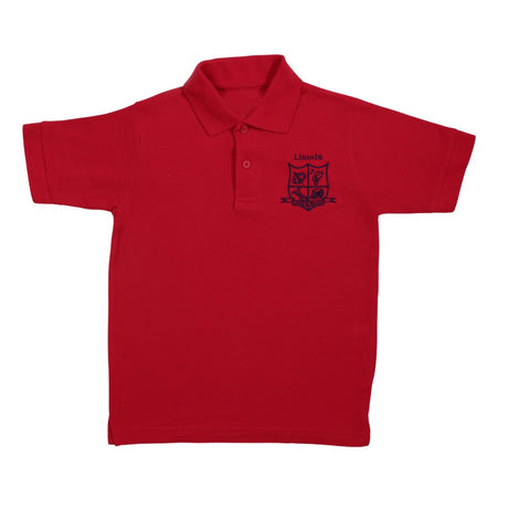 Lincoln 1st - 5th Red Polo Adult Jersey - Logo Express Uniforms