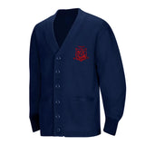 Lincoln 1st-8th Grade Navy Cardigan - Logo Express Uniforms - School Uniforms