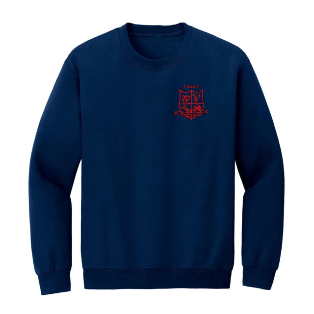 Lincoln 1st-8th Grade Navy Sweatshirt - Logo Express Uniforms - School Uniforms