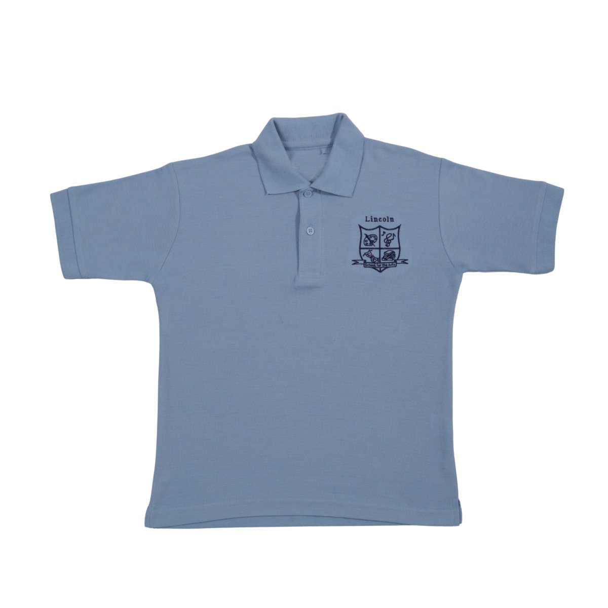 Lincoln 6th - 8th Light Blue Polo Adult Jersey - Logo Express Uniforms