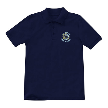 L.W. Higgins 10th Grade Navy Polo - Logo Express Uniforms - School Uniforms