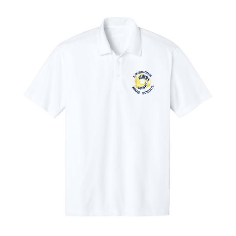 L.W. Higgins 11th Grade White Polo - Logo Express Uniforms - School Uniforms