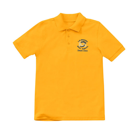 L.W. Higgins 12th Grade Gold Polo - Logo Express Uniforms - School Uniforms
