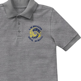 L.W. Higgins 9th Grade Grey Polo - Logo Express Uniforms - School Uniforms