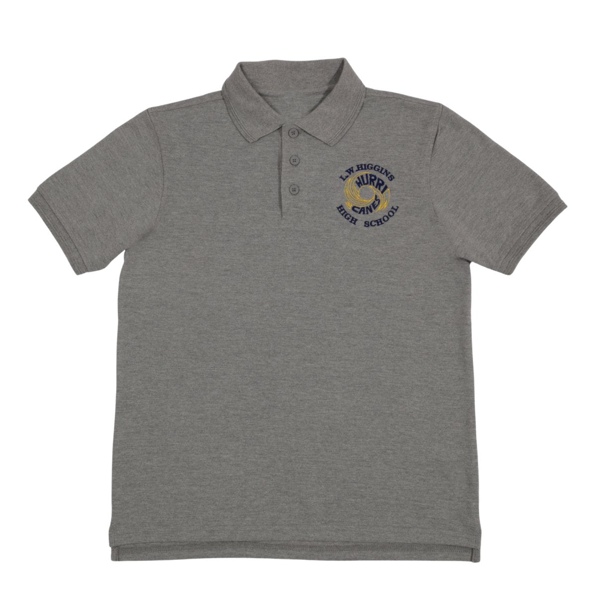 L.W. Higgins 9th Grey Polo Youth PK - Logo Express Uniforms