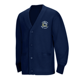 L.W. Higgins Navy Cardigan for Unisex - Logo Express Uniforms - School Uniforms